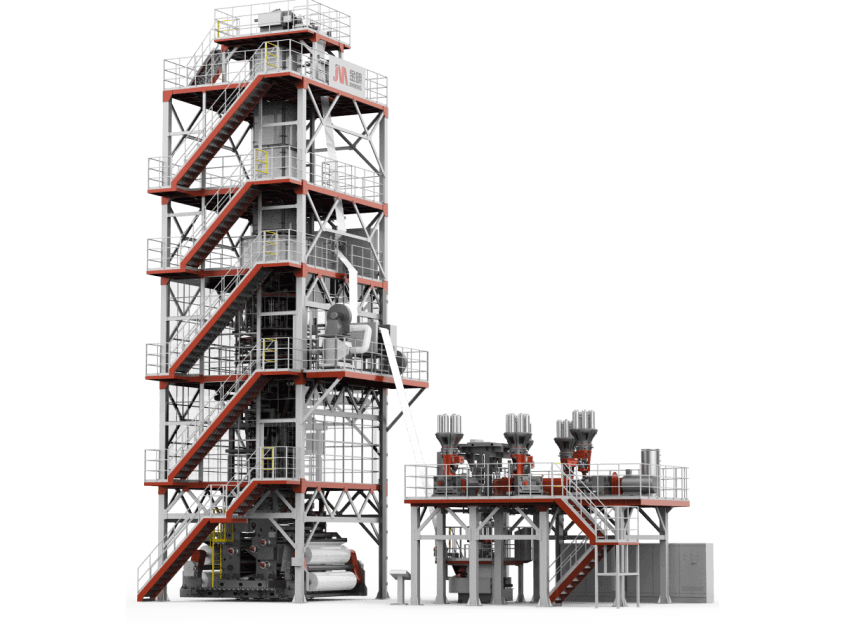 3, 5 Layer Blown POF Shrink Film Extrusion Machine